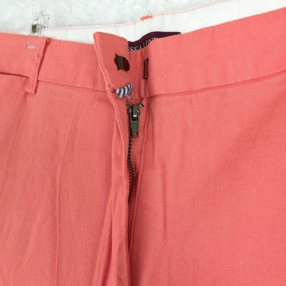Jessica London Womens Pants Tapered Stretch Orange Pockets Plus 24 New - Picture 6 of 13